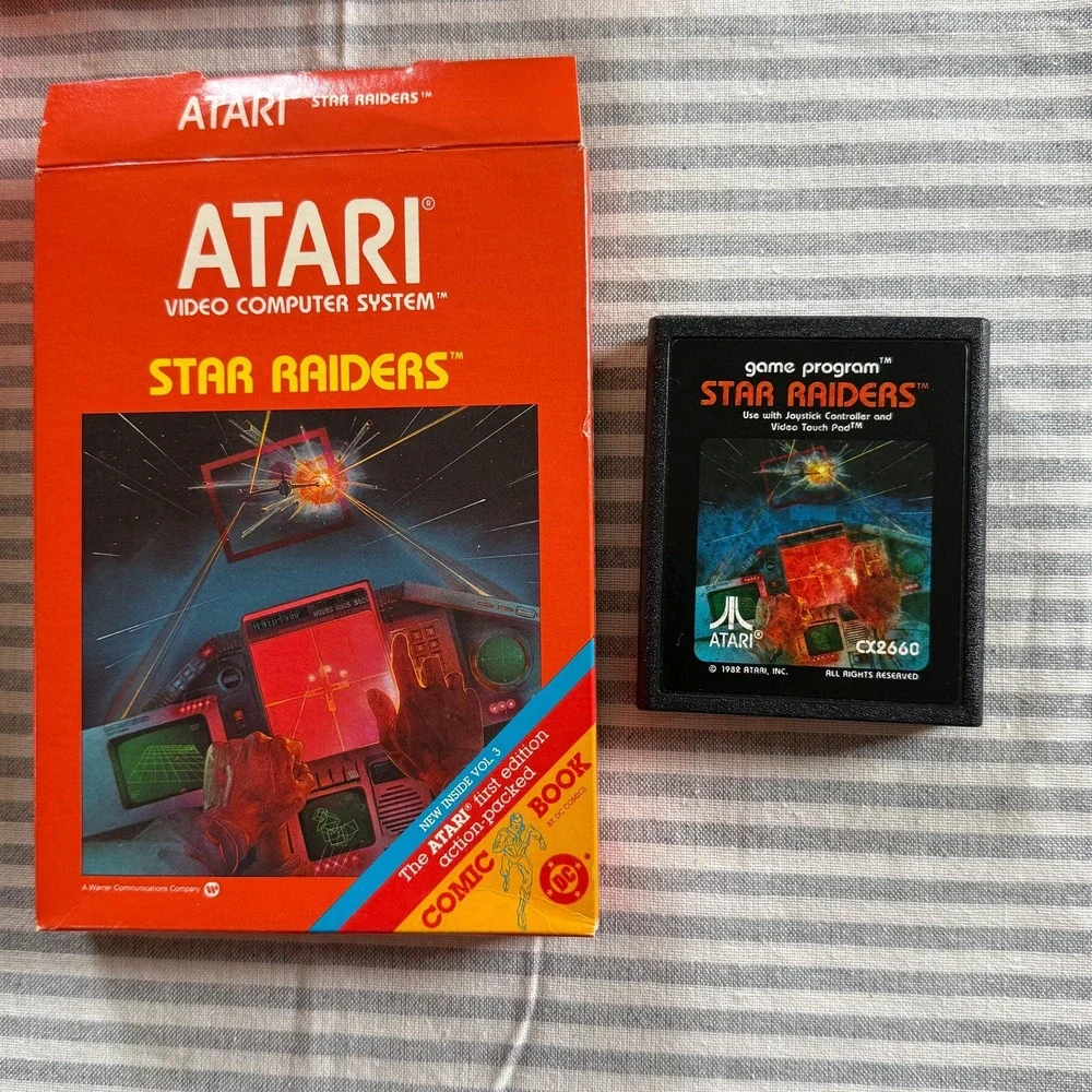 Star Raiders Complete CIB W/ Video Touch Pad & Manuals - Atari 2600
